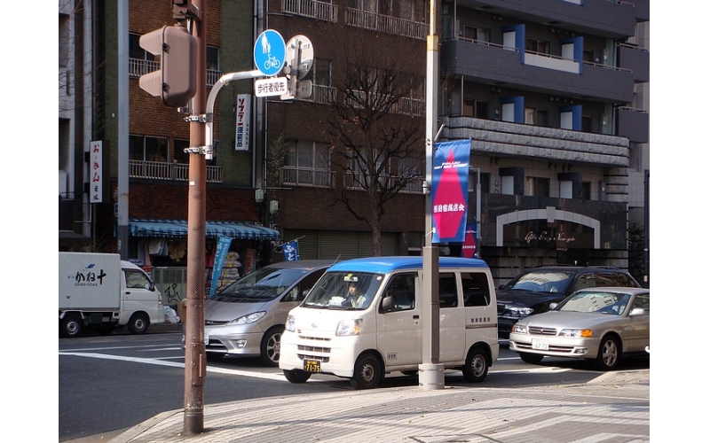 日本街道實景圖，簡單干凈又舒適