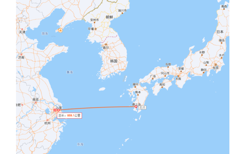 日本和中國接壤嗎