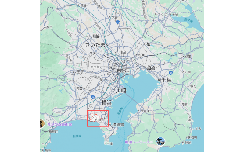 鐮倉在日本哪里，什么位置？